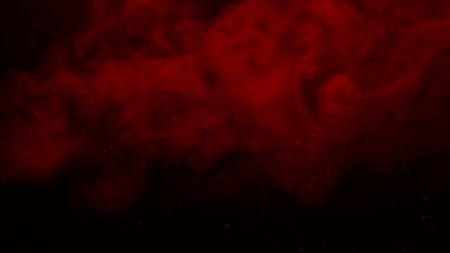 Realistic Red Smoke with Particles