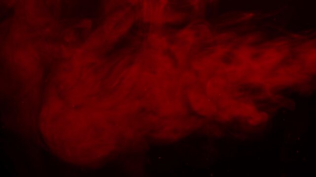 Realistic Red Smoke with Particles