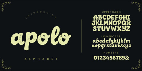 Apolo casual textured script font for friendly and organic branding © fourmonths
