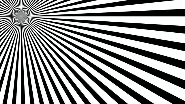 Geometric Radial Patterns of Monochromatic Lines 4K