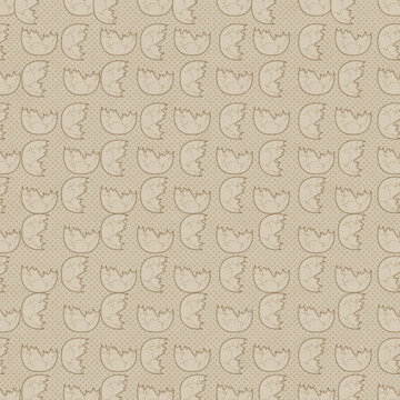 Neutral seamless cracked eggshell pattern with subtle vintage texture. Great for Easter projects, farmhouse decor, fabric, scrapbook paper, wrapping paper and rustic backgrounds.