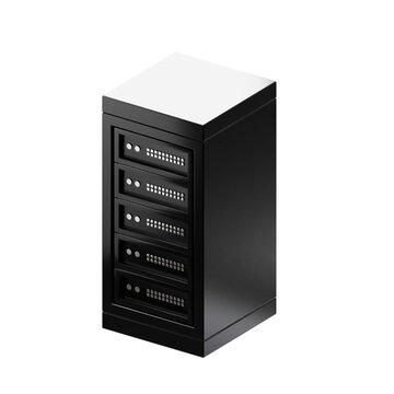 3d icon server rack
