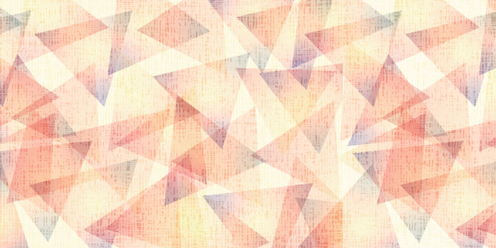 Geometric Abstract Background with Pastel Triangles