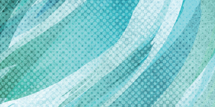 Abstract Blue Gradient Background with Artistic Halftone Dots