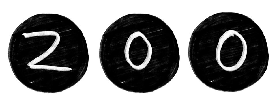 Black number 2003 with grunge texture on dark circular shapes