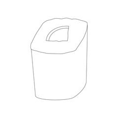 Kappa Maki Cucumber Sushi Roll Line Icon Vector Illustration © 麻優 江口