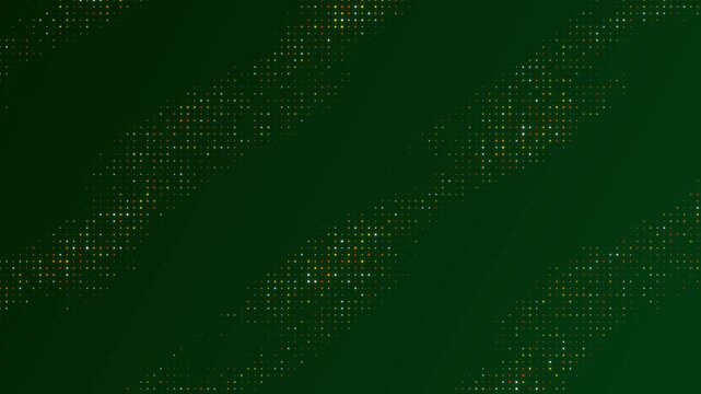 Dark green background with yellow spots