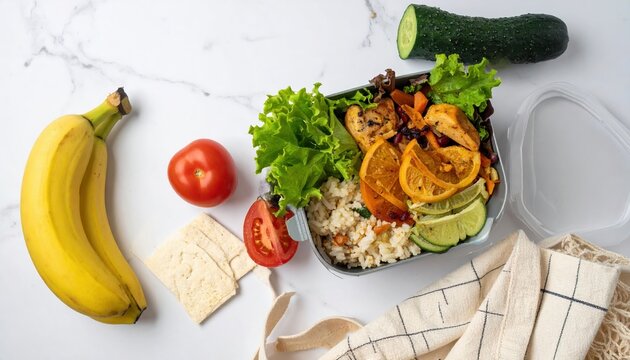 Reusable meal storage and food packaging concept