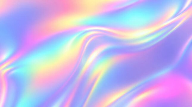 Holographic foil background with rainbow colors