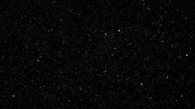 Clean starry sky overlay texture with crisp and sharp stars of varying sizes
