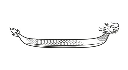 Dragon Boat Vector Illustration © Arion