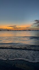 Obraz premium sunset over the sea