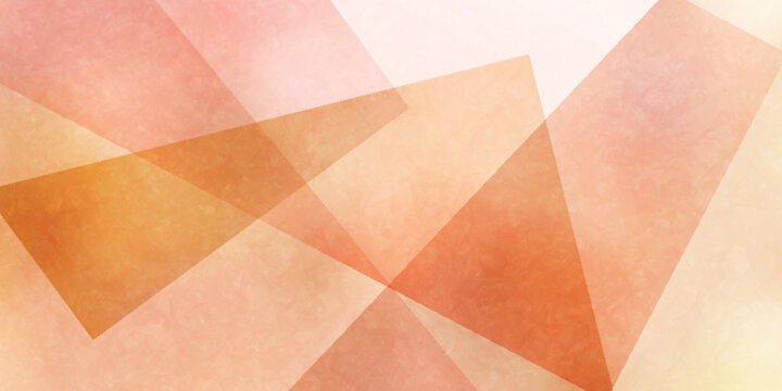 Geometric abstract background with orange triangular shapes