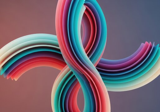 Dynamic abstract representation of smooth geometry, showcasing complex hyperbolic curves and flowing spatial relationships in deep contrast, visualization, form, spatial