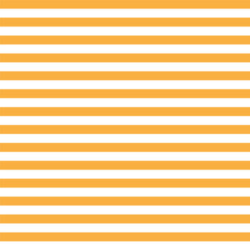 Minimalist seamless pattern with yellow and white horizontal stripes. Simple geometric line background texture for summer textile fabric, modern packaging, and wallpaper design.
