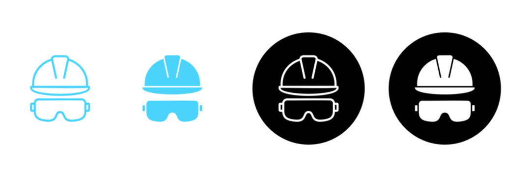 Helmet icon vector. Motorcycle helmet sign and symbol. Construction helmet icon. Safety helmet