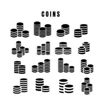 Doller Coins Icons png transparent background