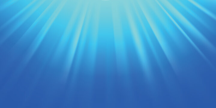 Blue Ocean Surface Abstract Light Rays Background