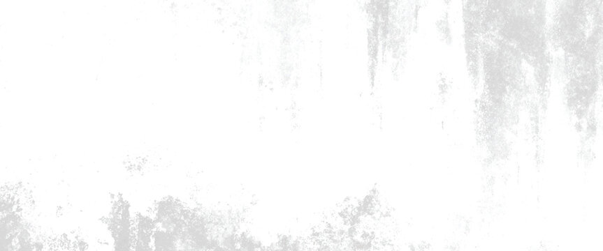Distressed white grunge texture with gray abstract paint splatters and streaks