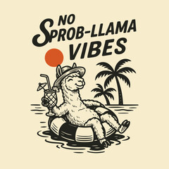 Llama Wearing Sunglasses on Float. © MuhArif