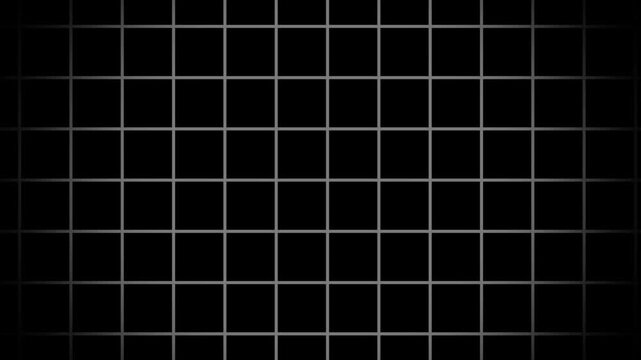 Minimalist dark grey grid pattern motion background, featuring seamless geometric, lines and subtle, vignette effect for, modern digital presentations, tech interfaces, and, abstract projects