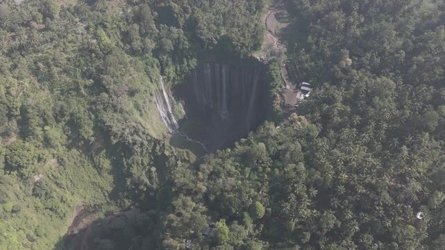 Tumpak Sewu Waterfall in Lumajang, East Java