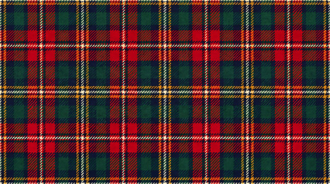 Plaid Pattern Fabric Texture.