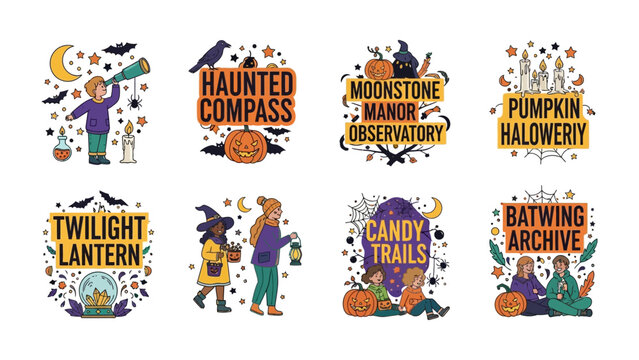 Halloween Themed Graphics Collection