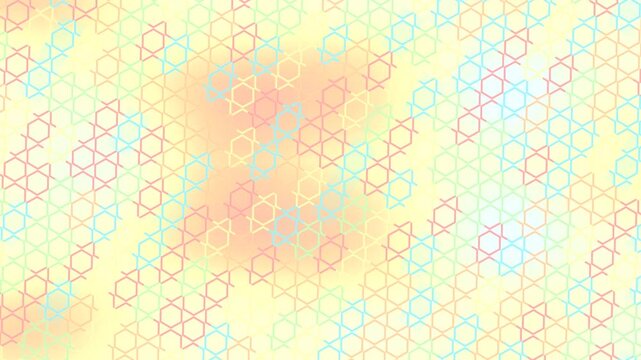 No Brand Content Visuals in Bright Patterned Backgrounds with Soft Palette