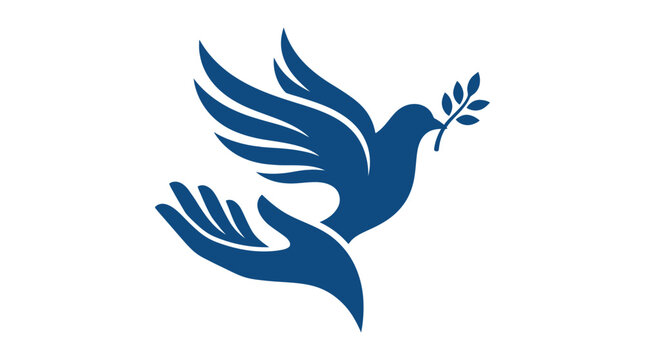 Minimalist Human Rights Symbol Icon Design Vector Representing Freedom Equality Justice and Global Peace