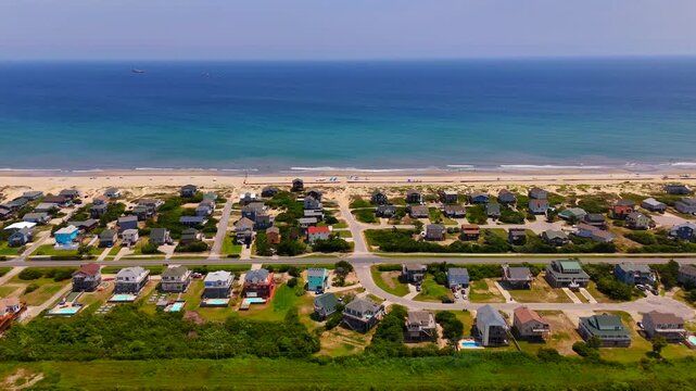 Vacation beach homes Nags Head North Carolina Outer Banks with beautiful ocean views