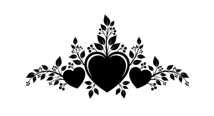 Black silhouette vector illustration with striking minimalist lines isolated on white background. High contrast graphic design element for professional creative projects. © mamad