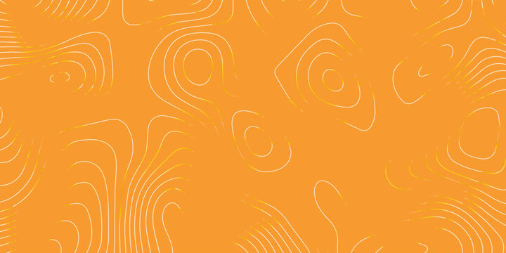 Salmon fillet pattern texture background vector. Abstract salmon meat on orange background with stripes salmon line art. seamless pattern with flowers. 