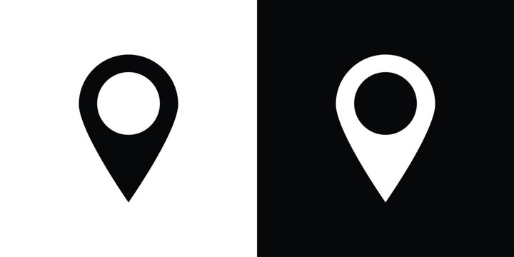 Map marker icon line design series