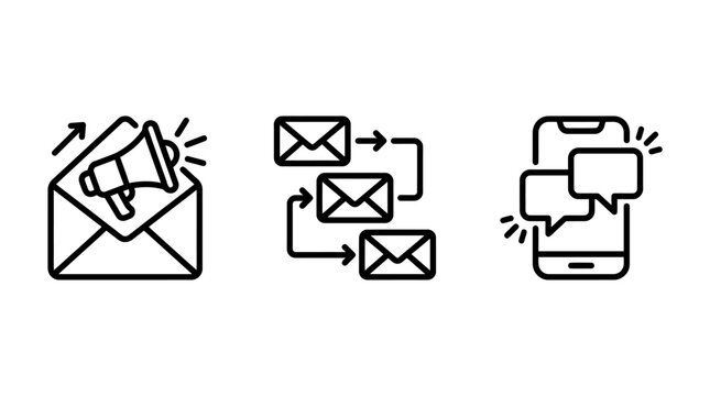 Automated Email Icons Images – Browse 3,412 Stock Photos, Vectors, and ...