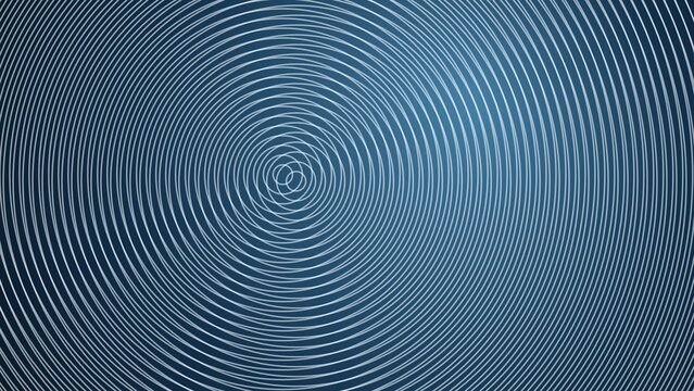 Blue concentric circle wave pattern