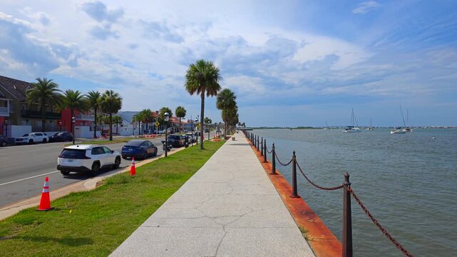 Motion video tour St Augustine Florida USA 2026