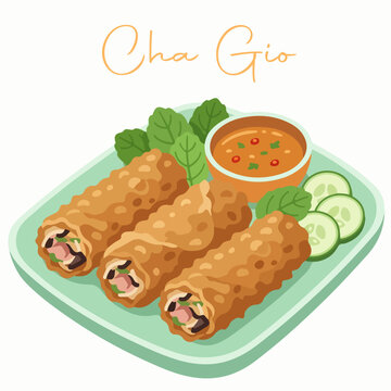 cha gio vietnam food