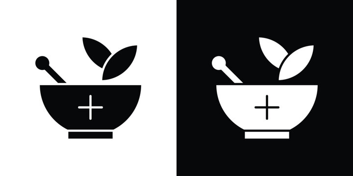 Herbal medicine icon