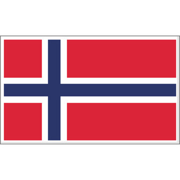 Norway Country Flag Vector Design