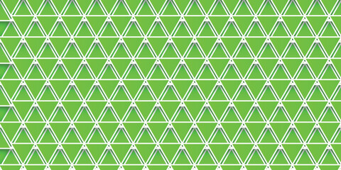 Plakat Vibrant Green Abstract Triangular Pattern Design