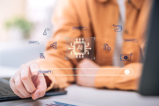 Agentic AI AI agent assistant improves management and workflow with automation for task organisation working, using prompt vibe coding tools that support user interaction on laptop.