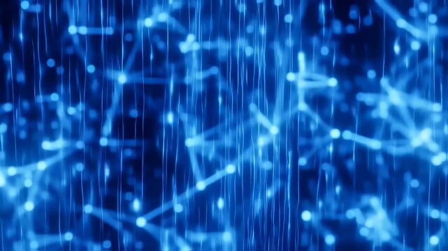 Network connections and data flow.