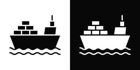 Cargo ship icon © Horoskooppi