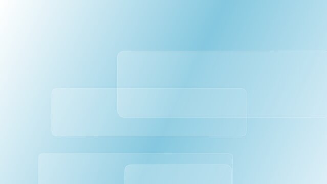 Minimalist light blue abstract rectangles illustration