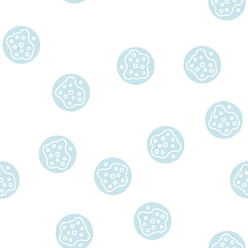 pustular skin disease vector glyph seamless pattern pustular skin disease sign illustration