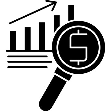 Market Analysis Icon Vector Element