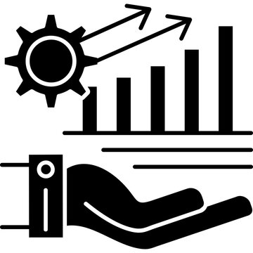Market Trends Icon Vector Element