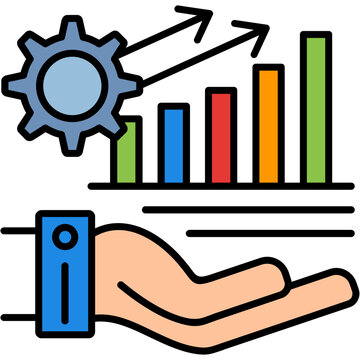 Market Trends Icon Vector Element