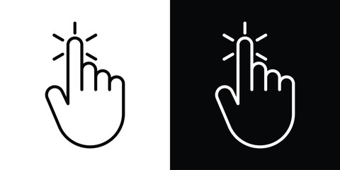 Fototapeta premium Click Hand icon